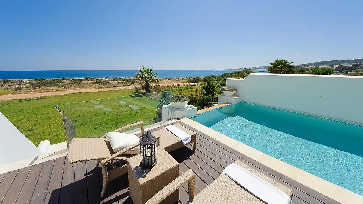 Luxury Bay View Villa 28 Right On The Beach Protaras 0*,